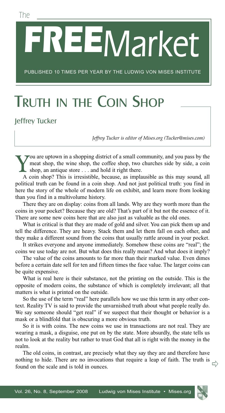 The Free Market: September 2008