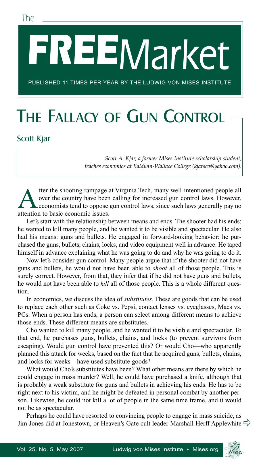 The Free MArket, May 2007
