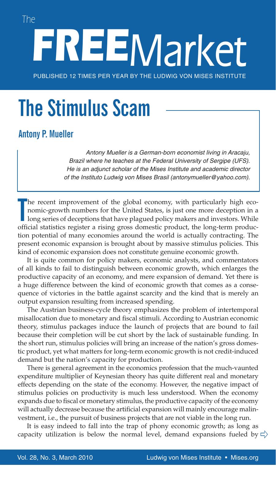 The Free Market - March 2010