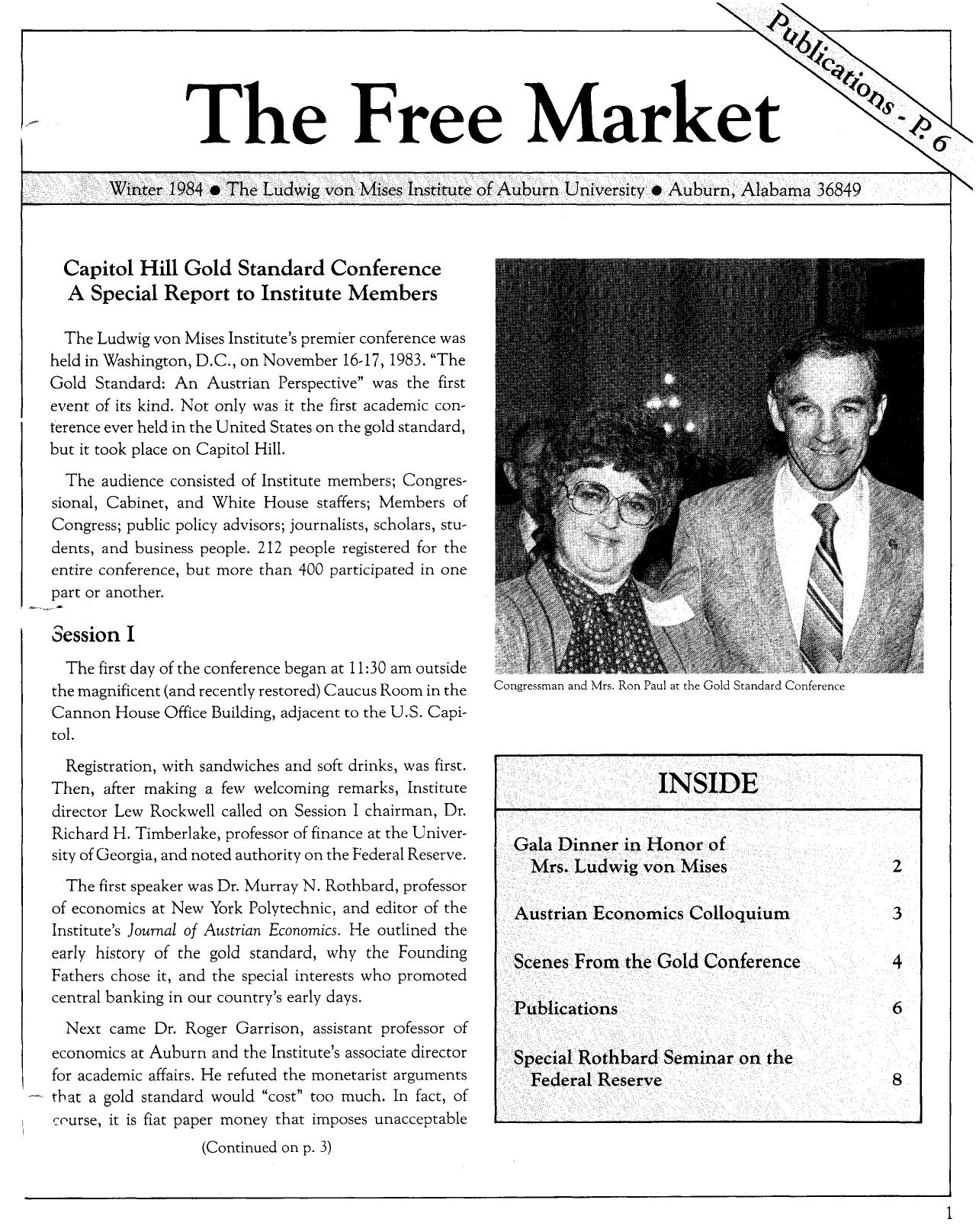 The Free Market - 1984 Winter