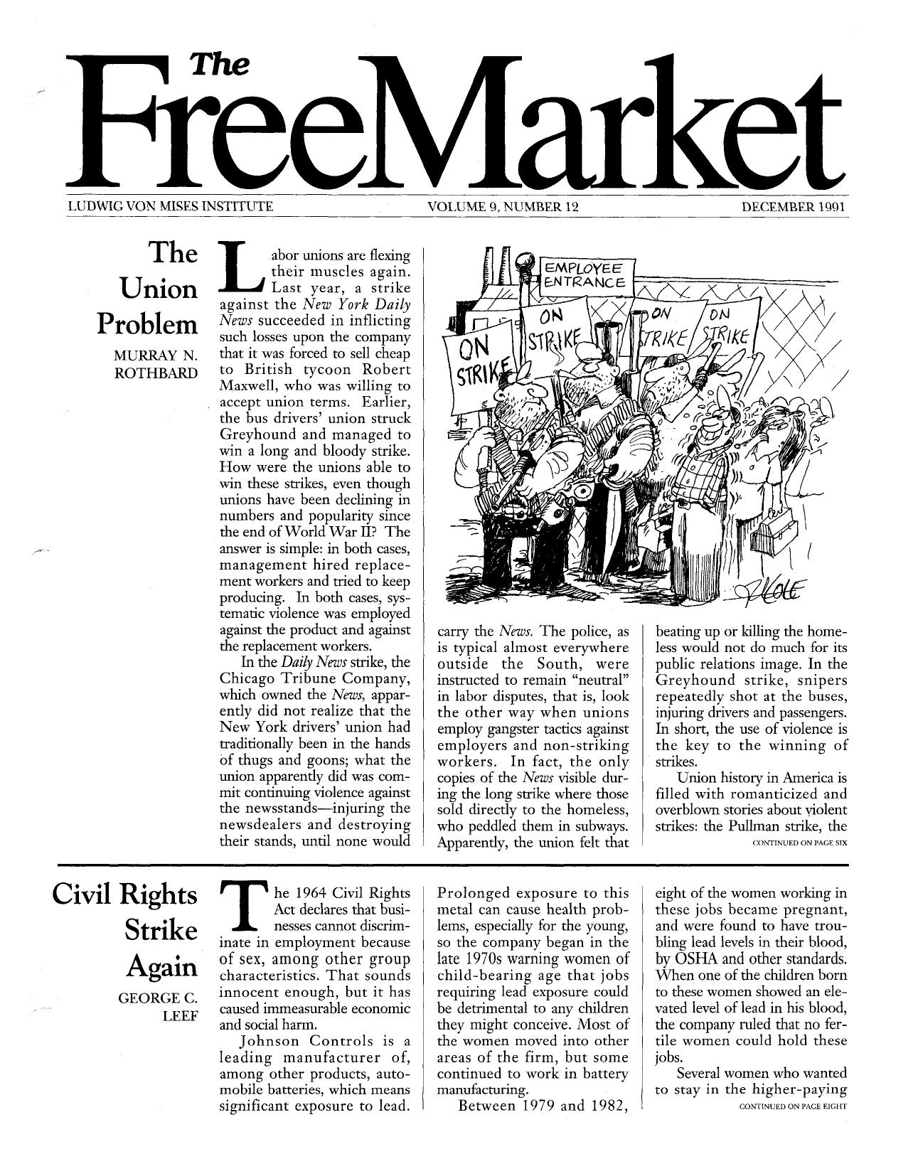 The Free Market - 1991 December