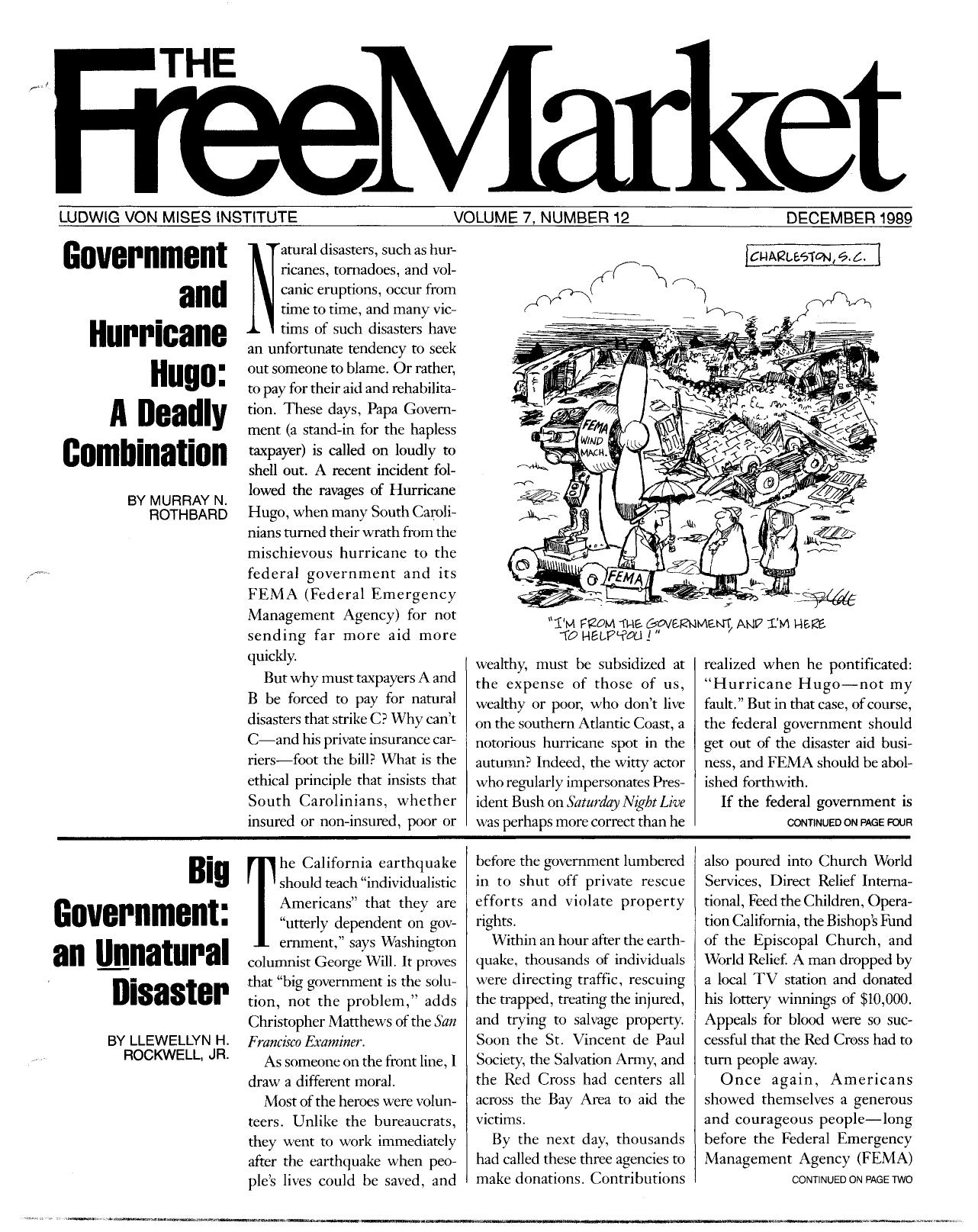 The Free Market - 1989 December