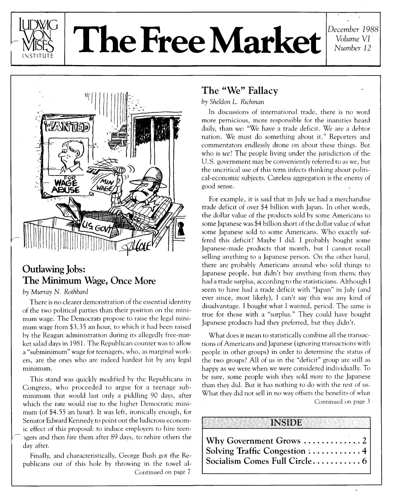 The Free Market - 1988 December