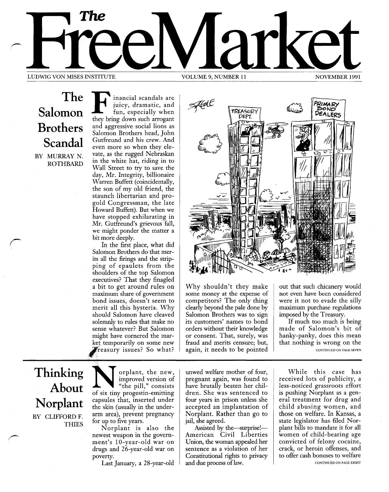 The Free Market - 1991 November