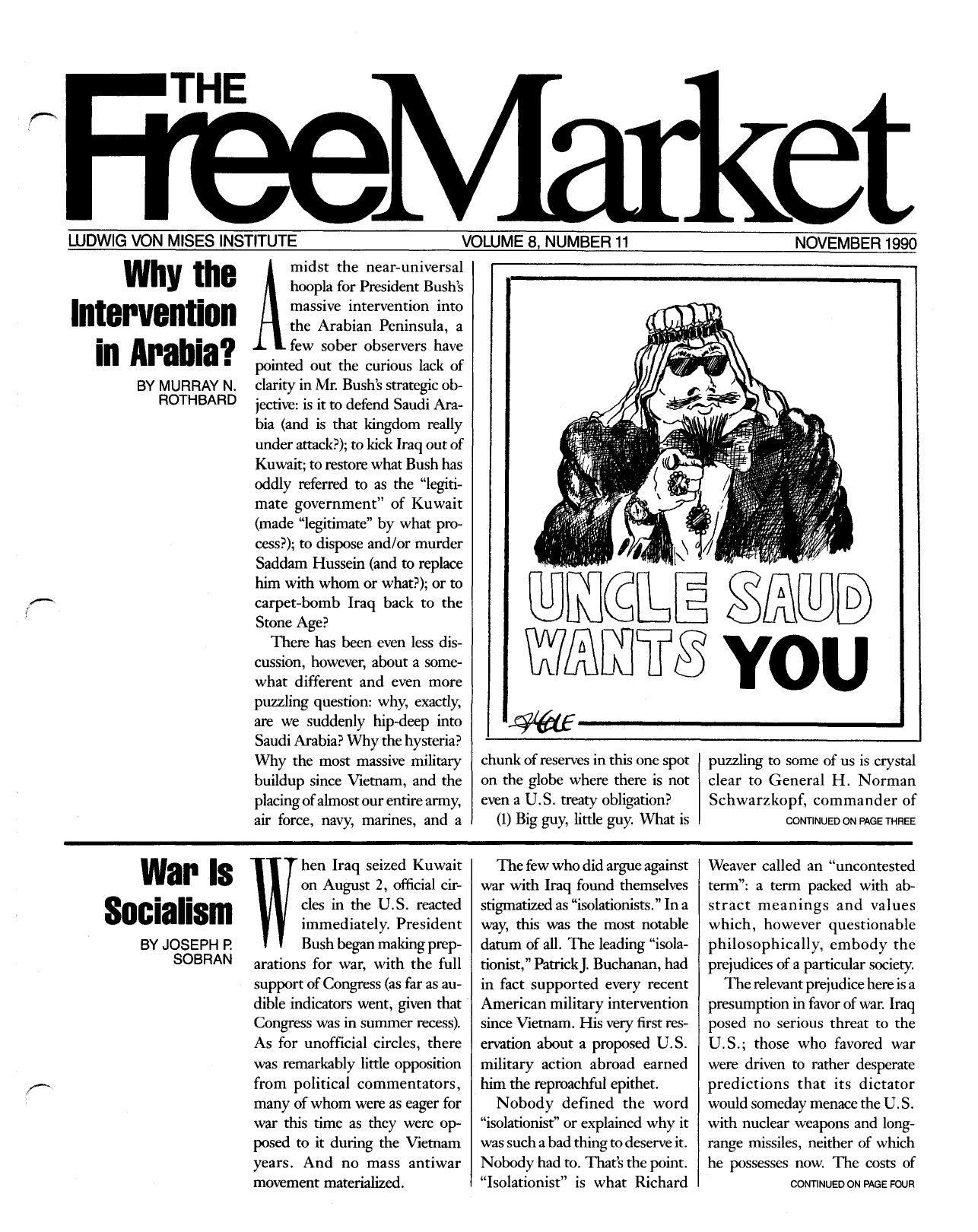 The Free Market - 1990 November
