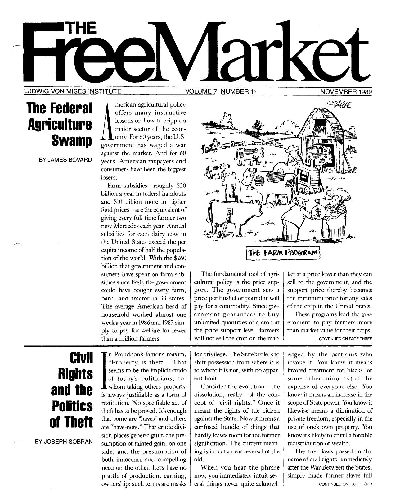 The Free Market - 1989 November
