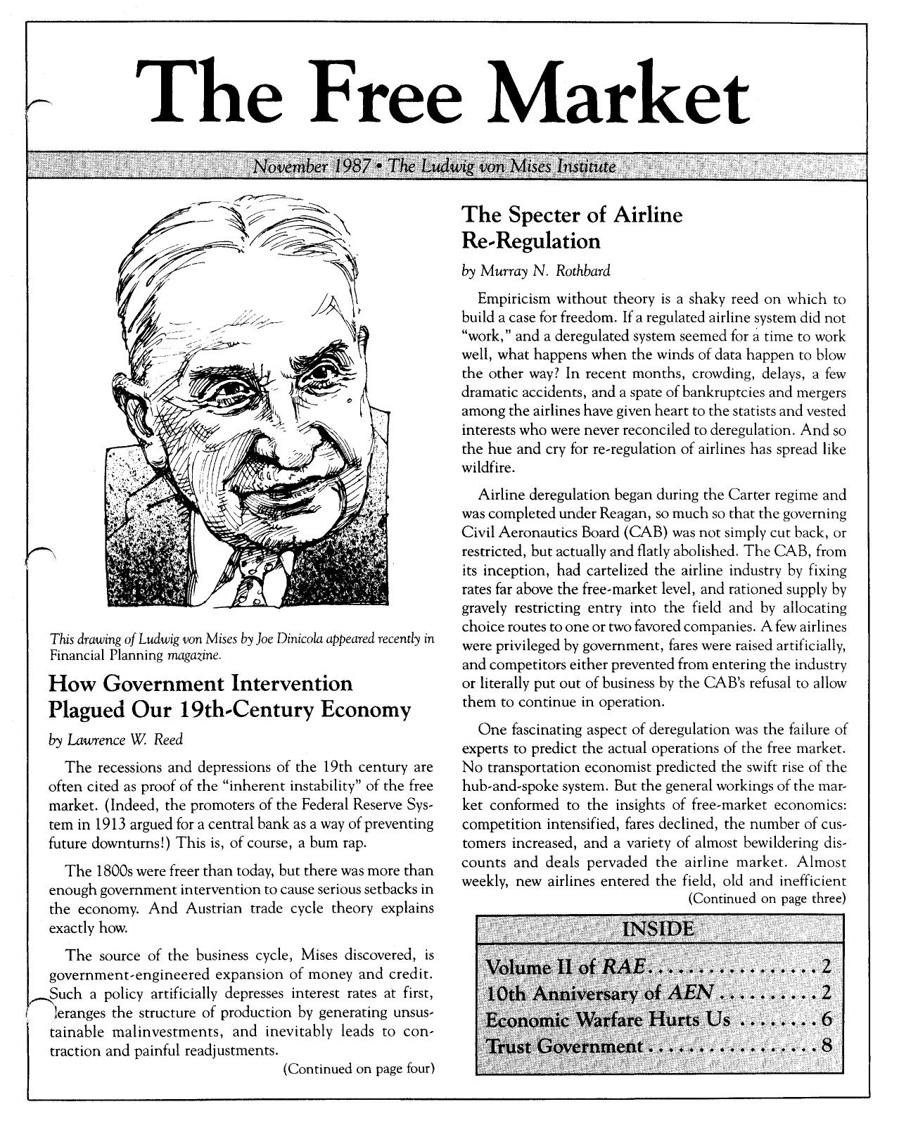 The Free Market - 1987 November