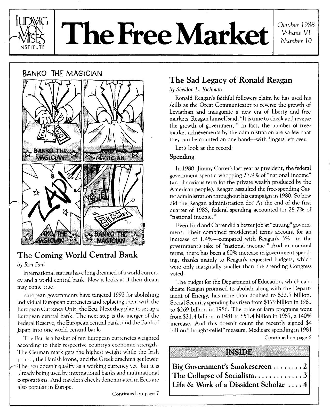 The Free Market - 1988 October