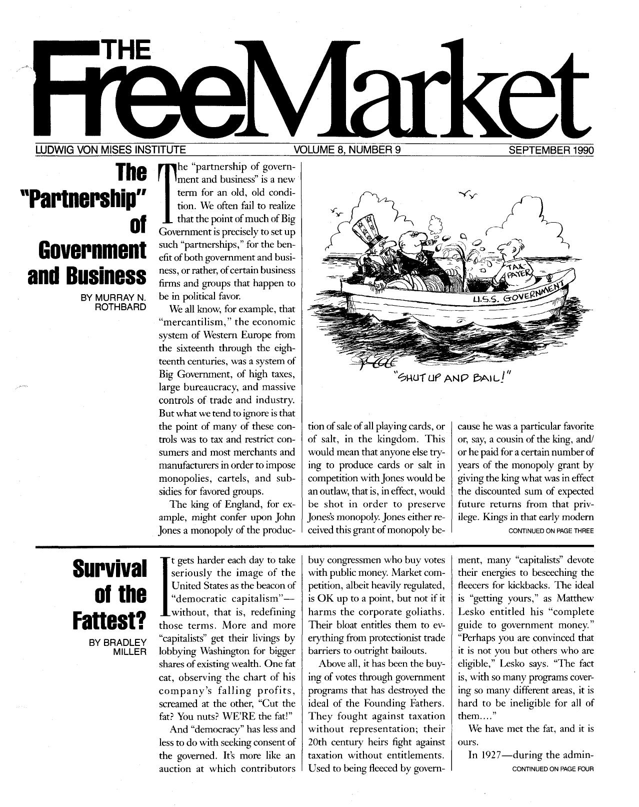 The Free Market - 1990 September