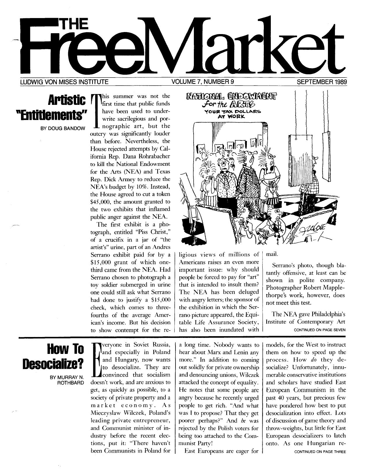 The Free Market - 1989 September
