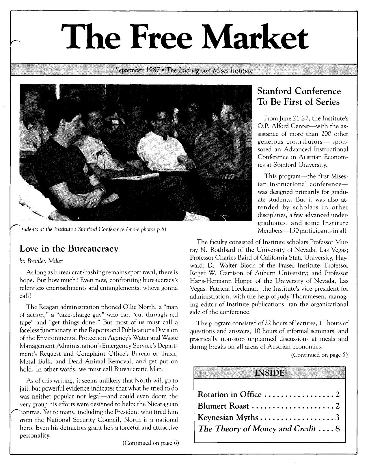 The Free Market - 1987 September