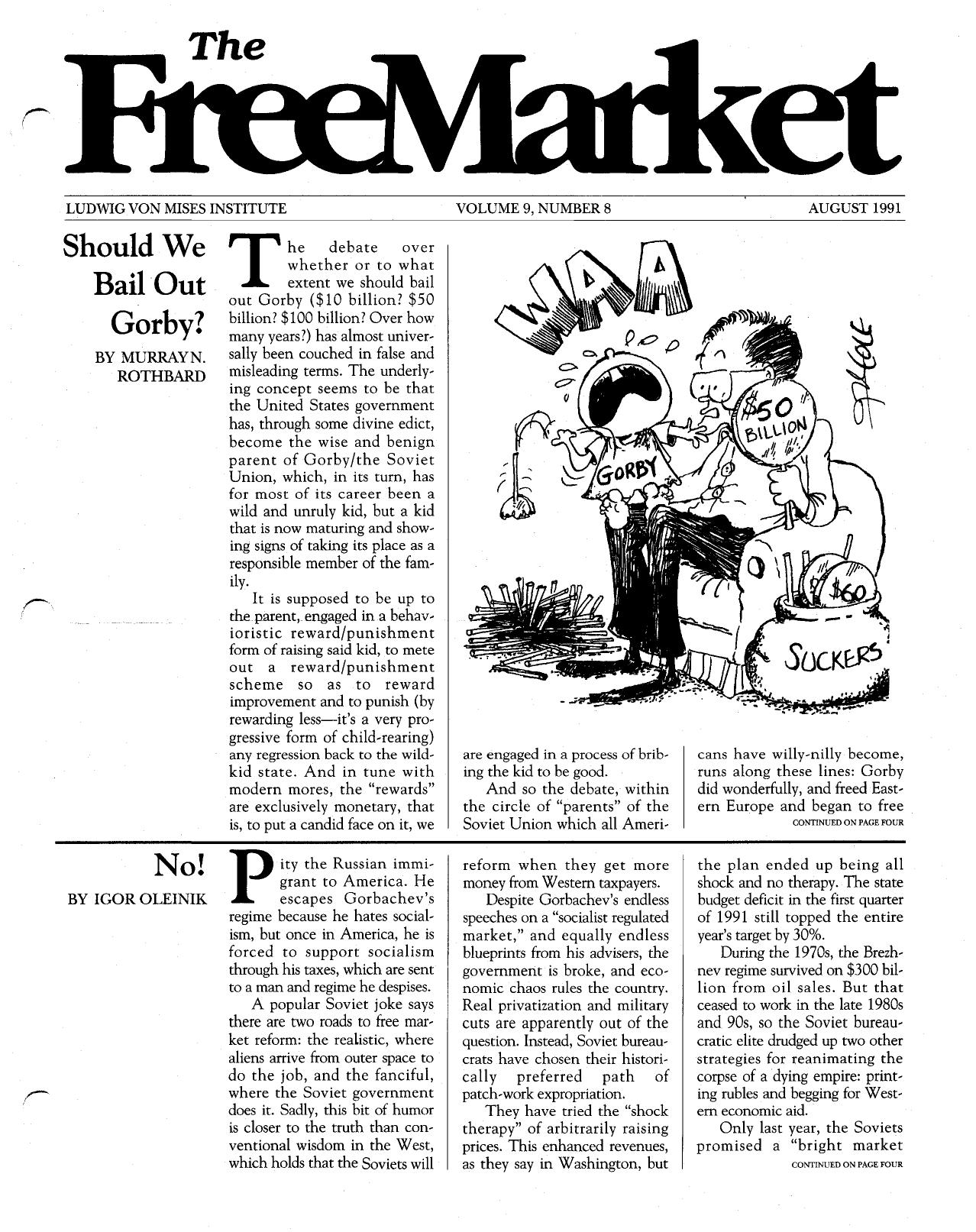 The Free Market - 1991 August