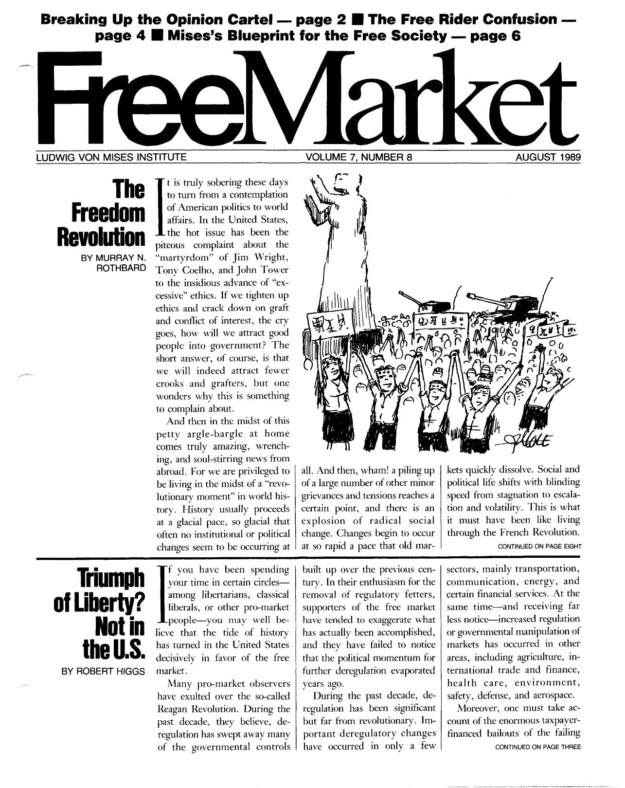 The Free Market - 1989 August