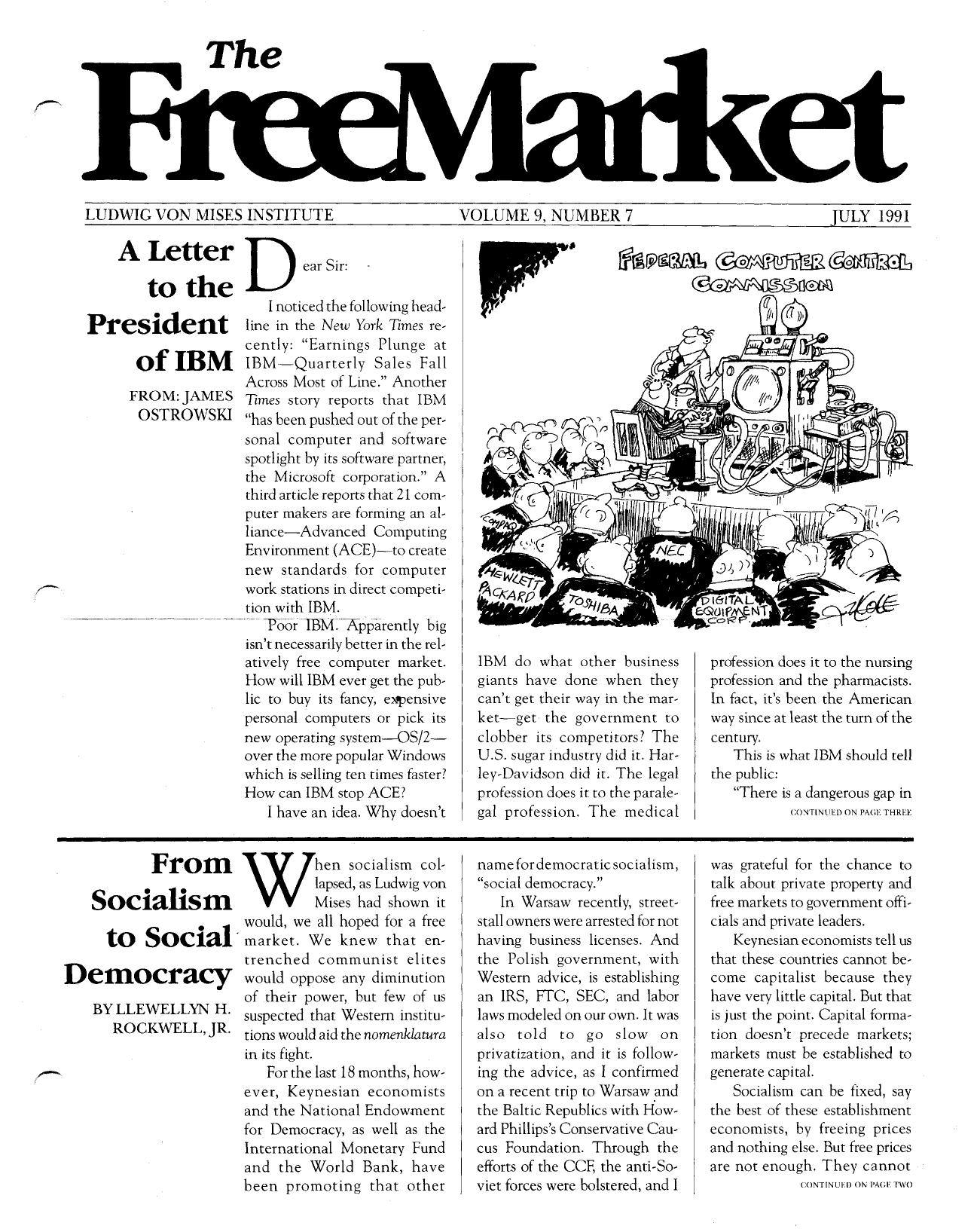 The Free Market - 1991 July