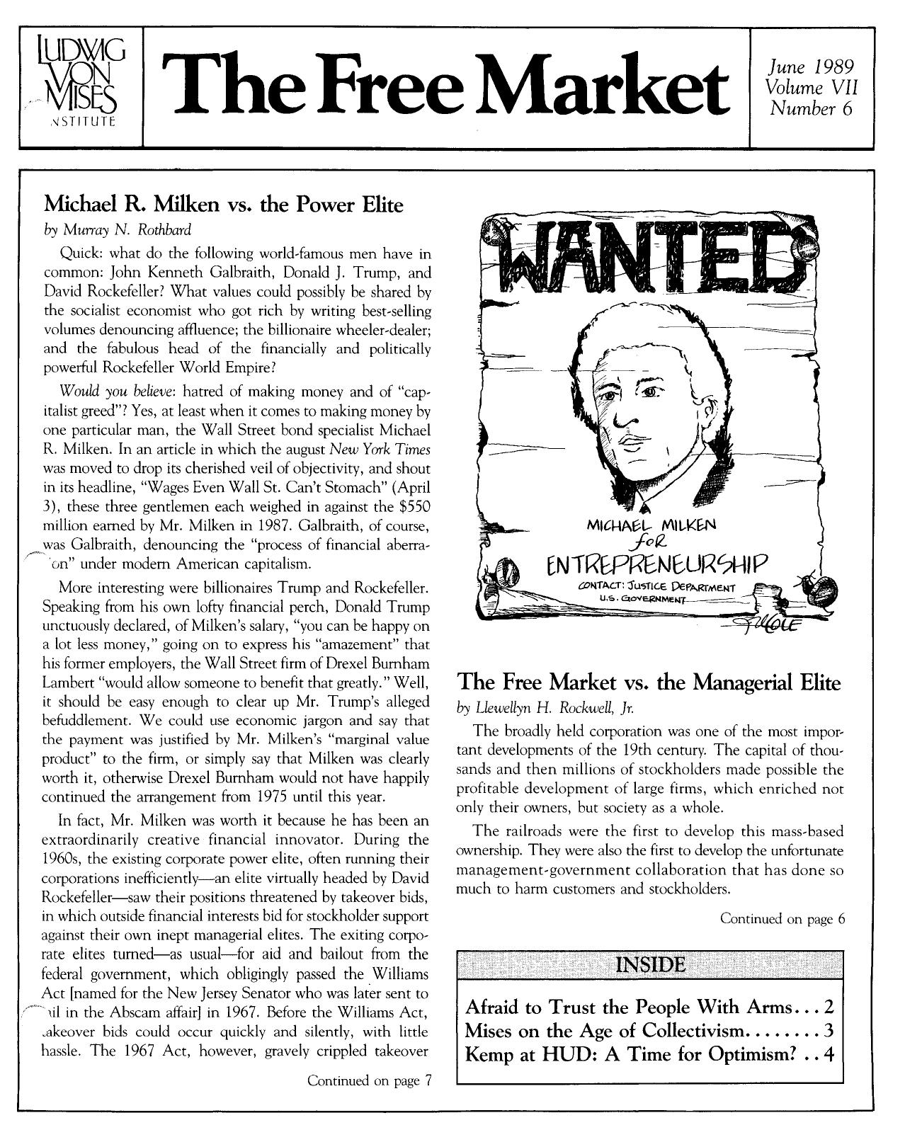 The Free Market - 1989 May