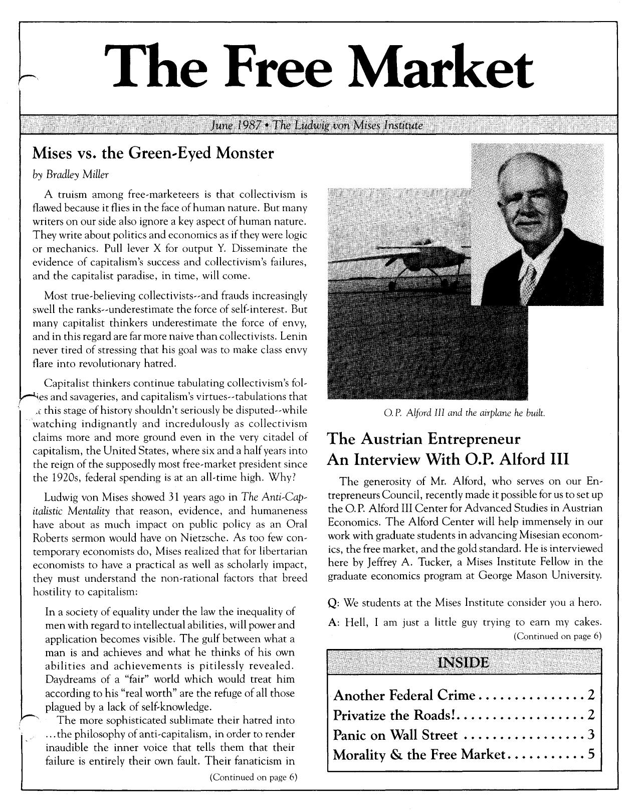 The Free Market - 1987 June