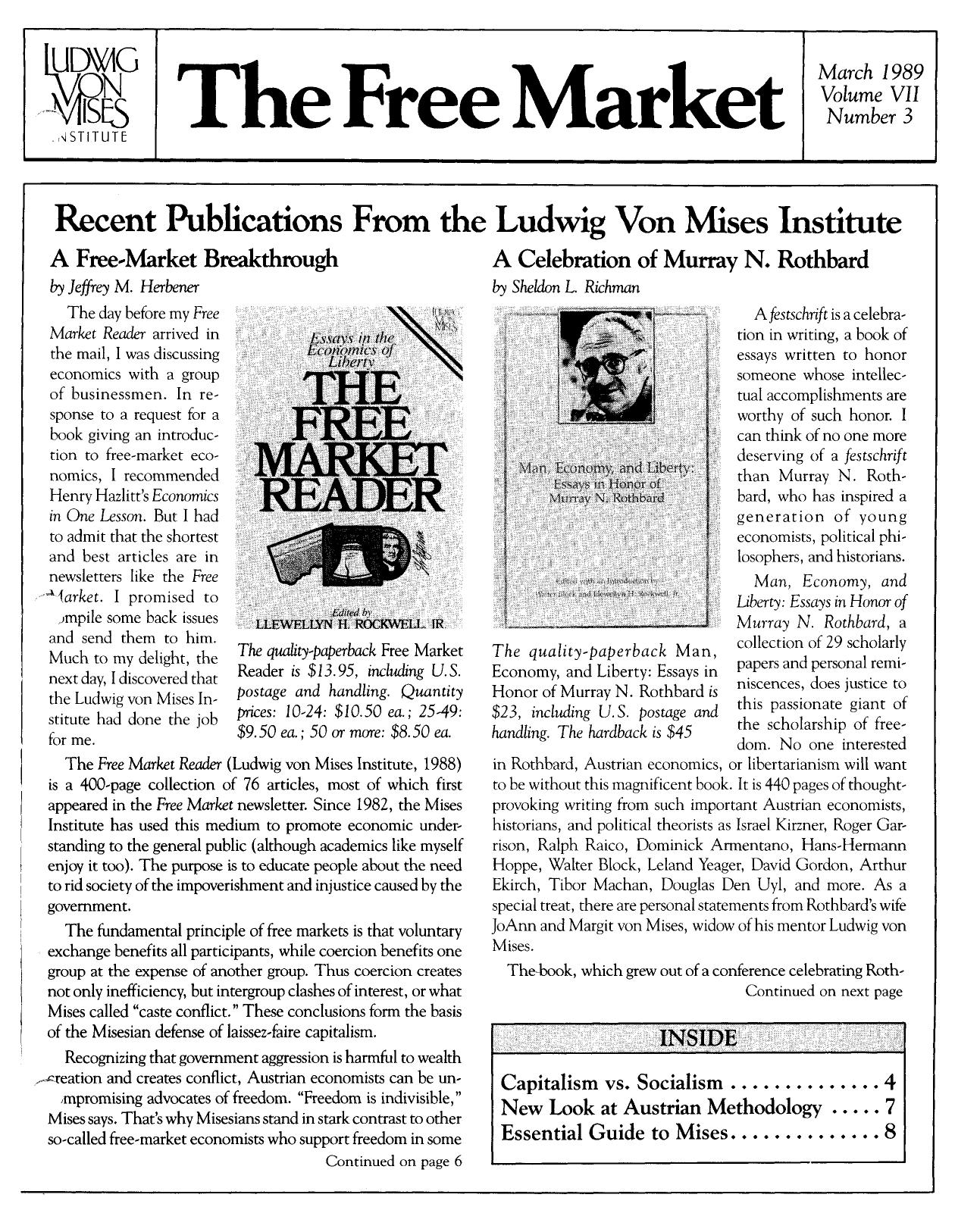 The Free Market - 1989 March