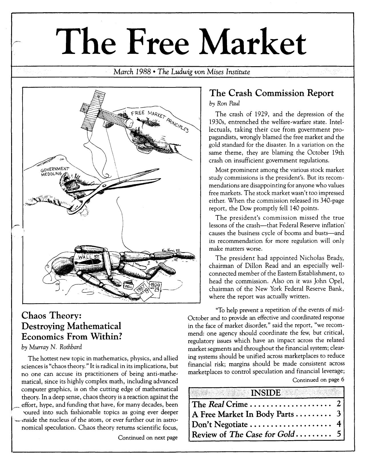 The Free Market - 1988 March