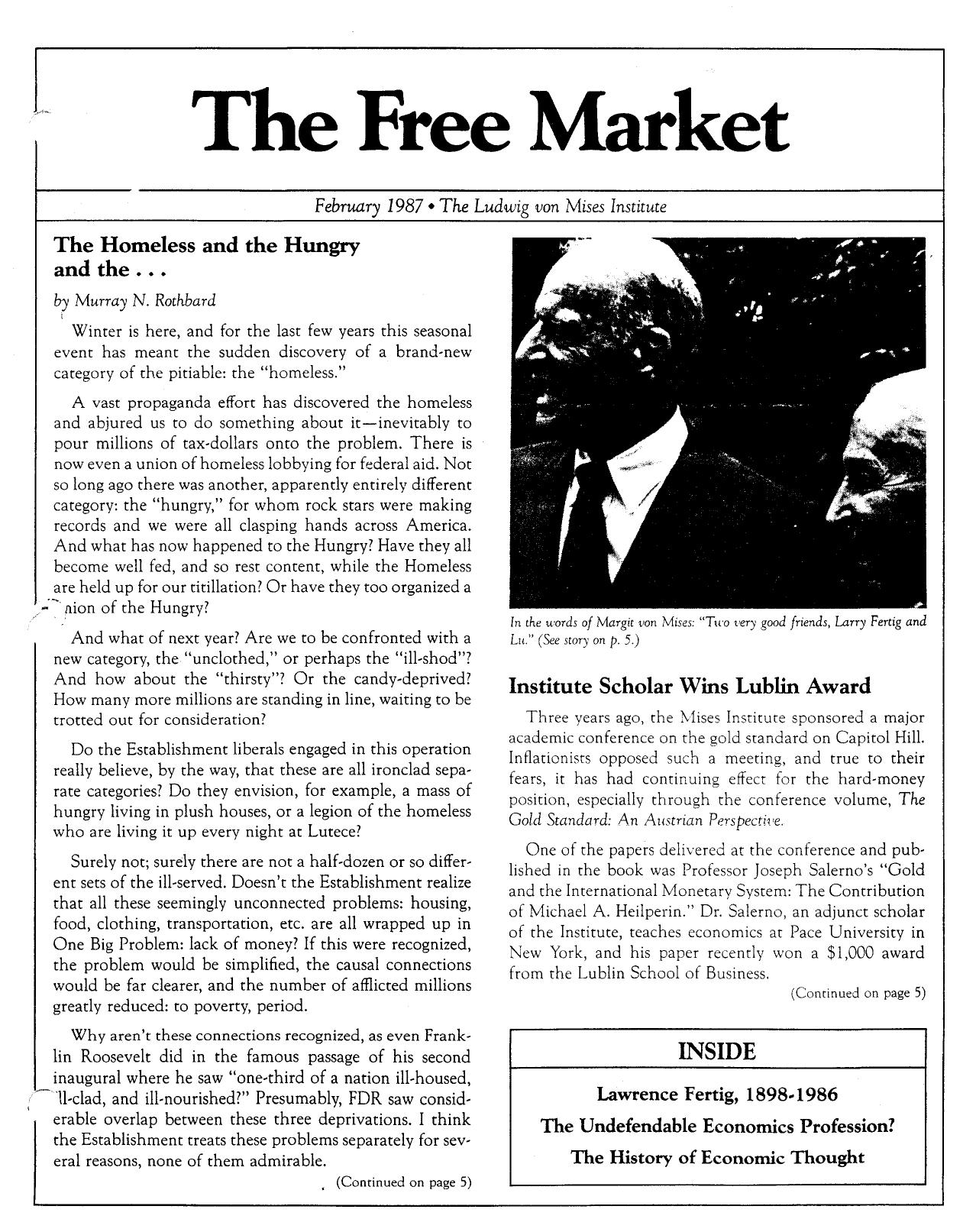 The Free Market - 1987 February