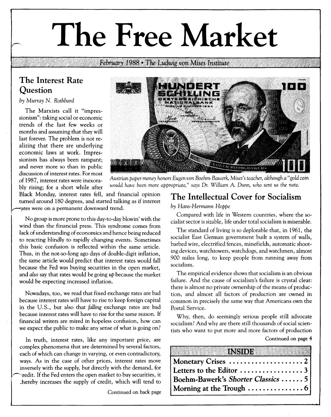 The Free Market - 1988 February