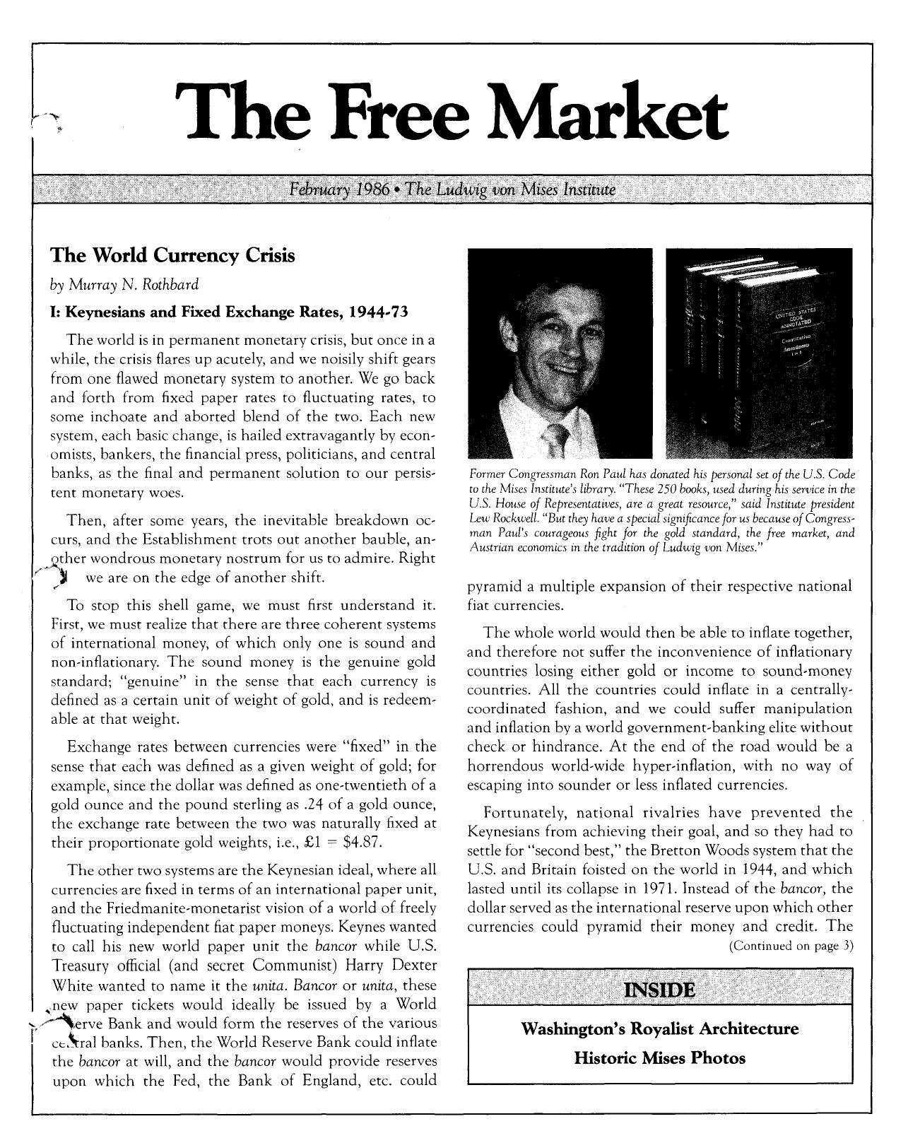 The Free Market - 1986 February