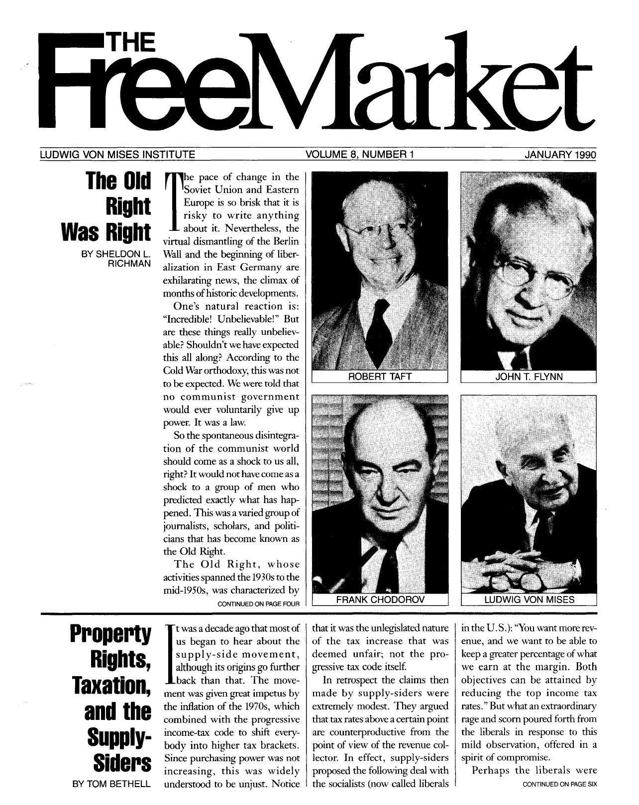 The Free Market - 1990 January