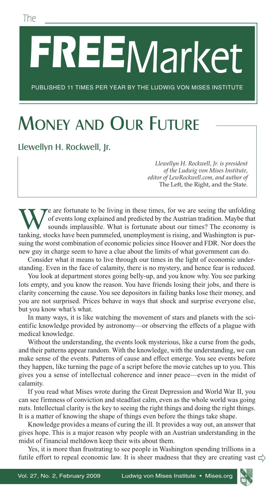 The Free Market: February 2009