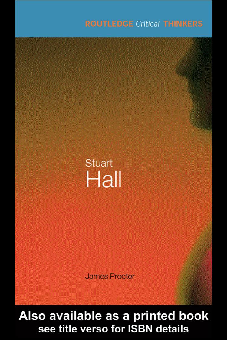 Stuart Hall (Routledge Critical Thinkers)