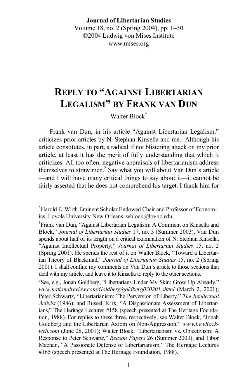 Reply to "Against Libertarian Legalism"