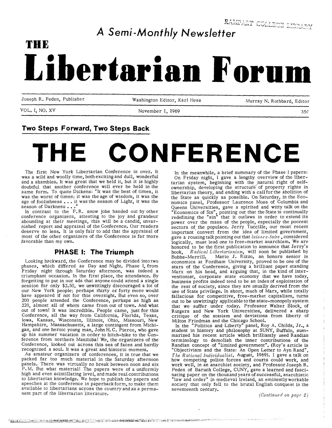 Libertarian Forum