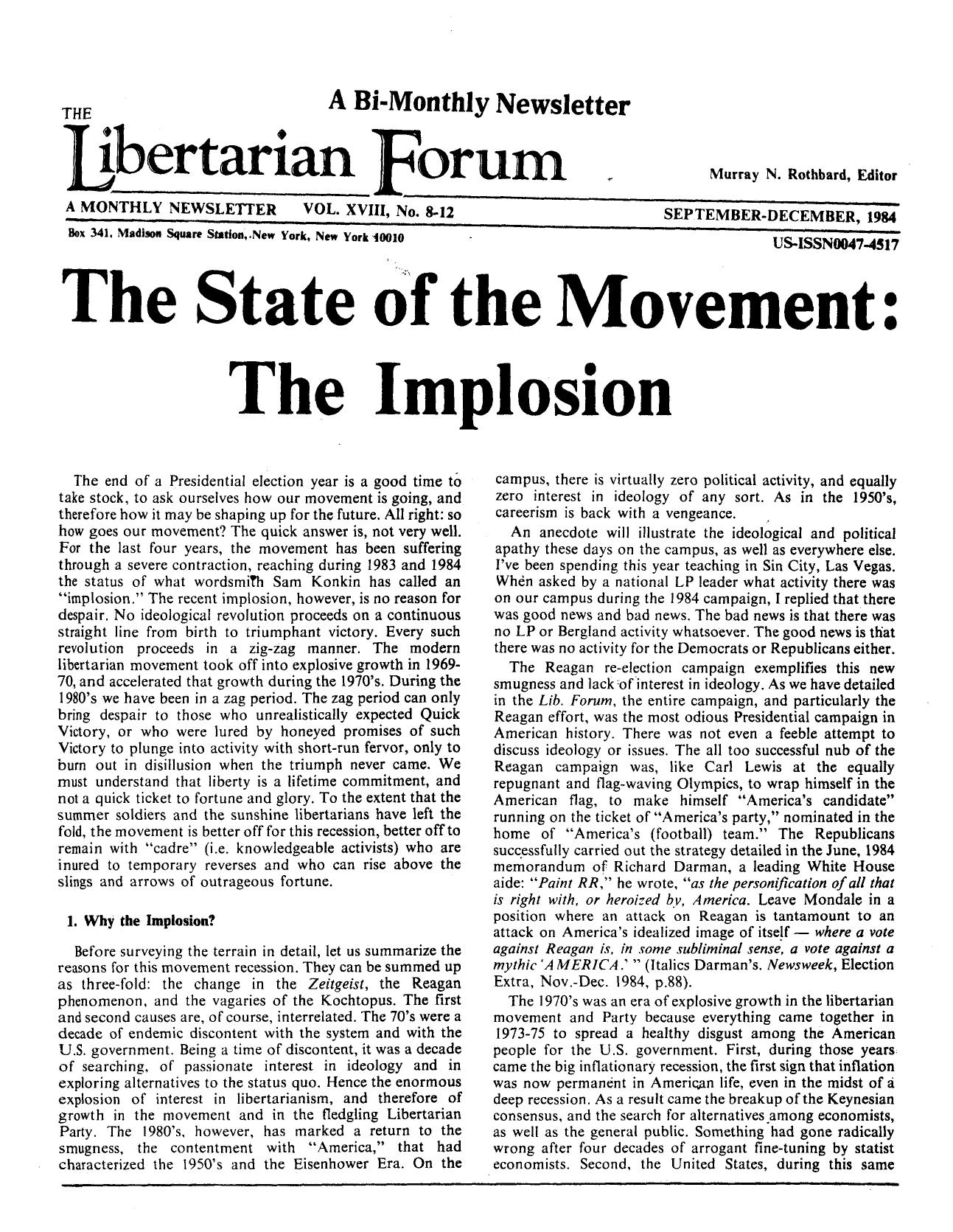 Libertarian Forum