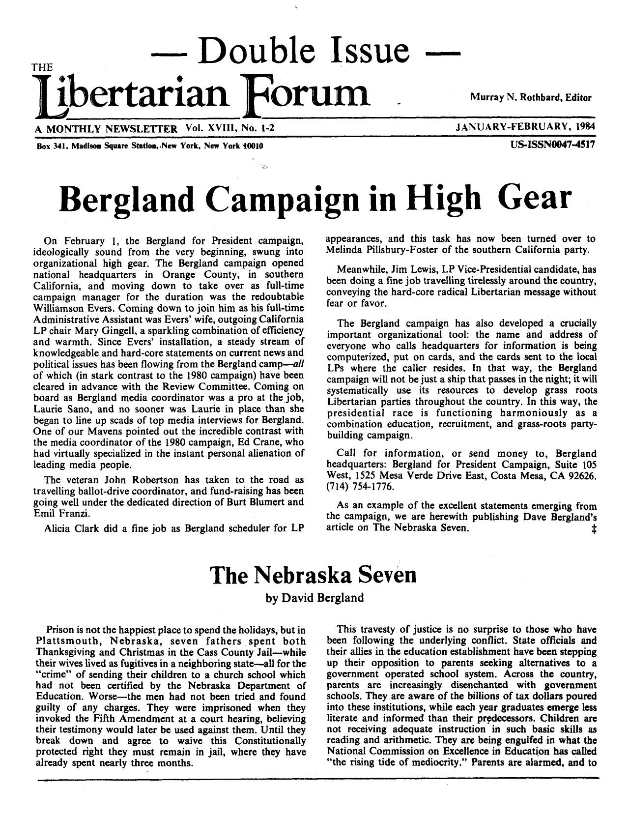 Libertarian Forum