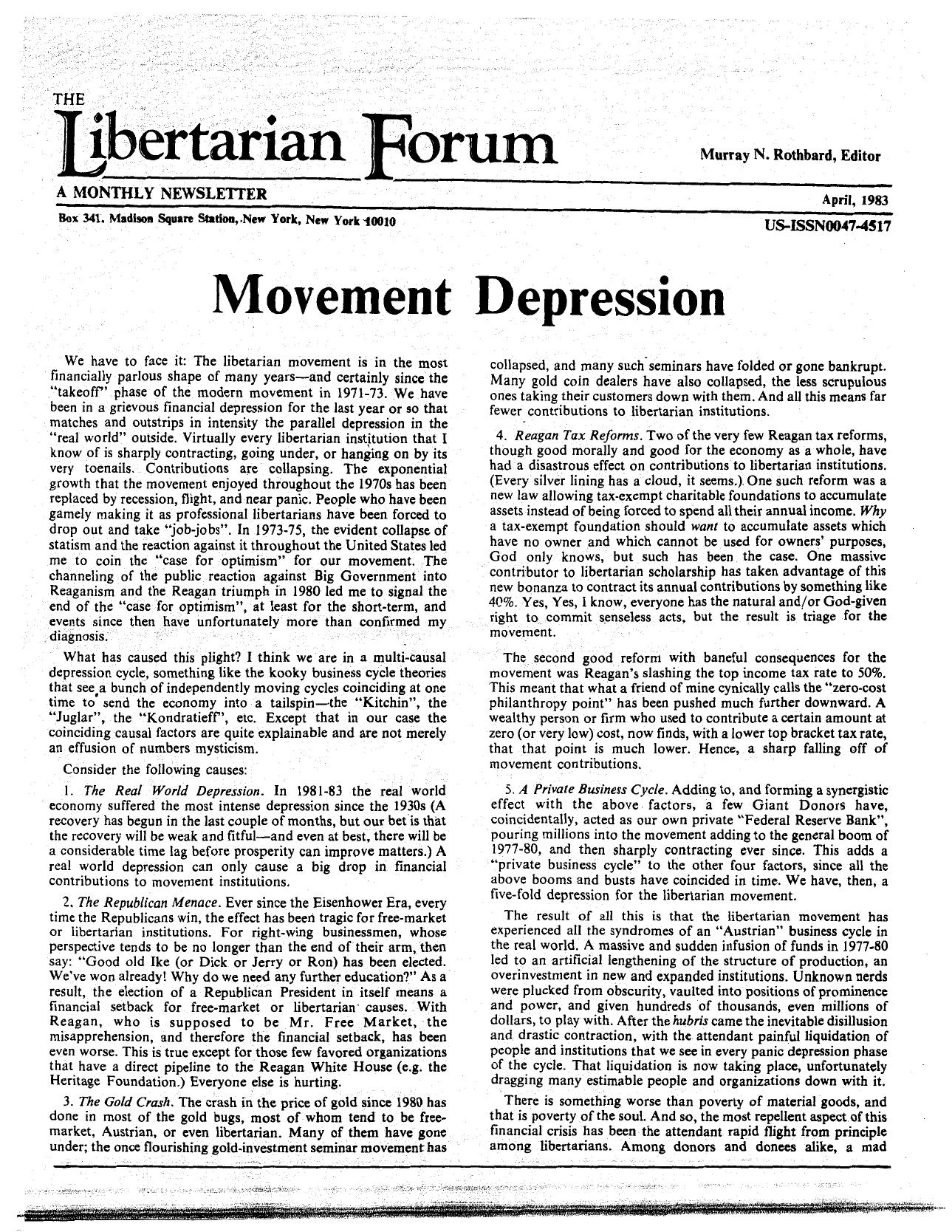 Libertarian Forum