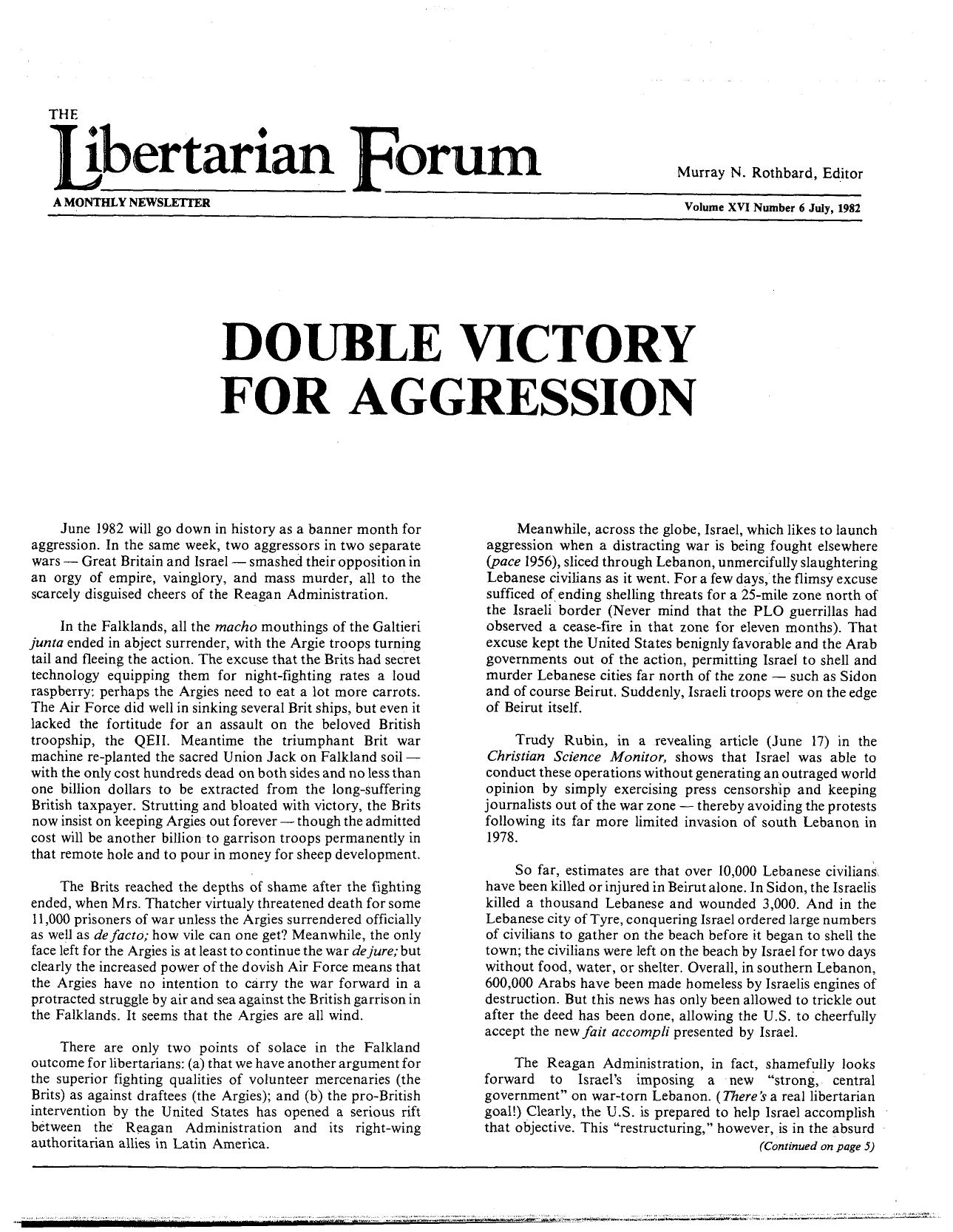 Libertarian Forum