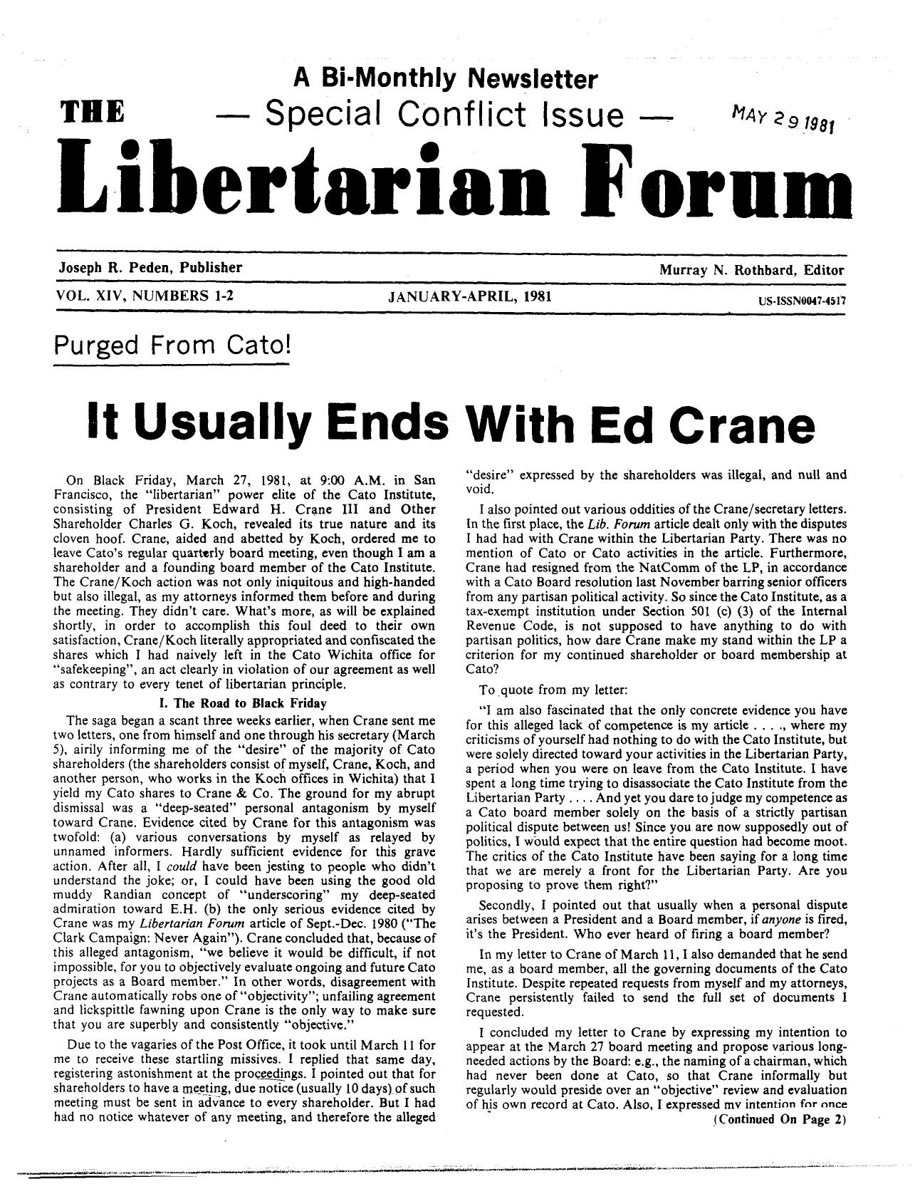 Libertarian Forum