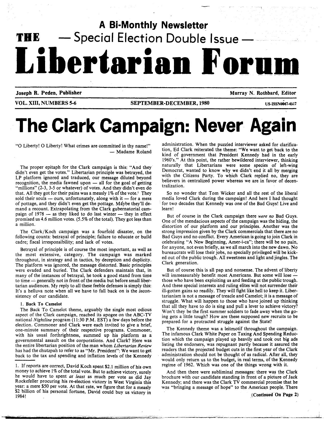 Libertarian Forum