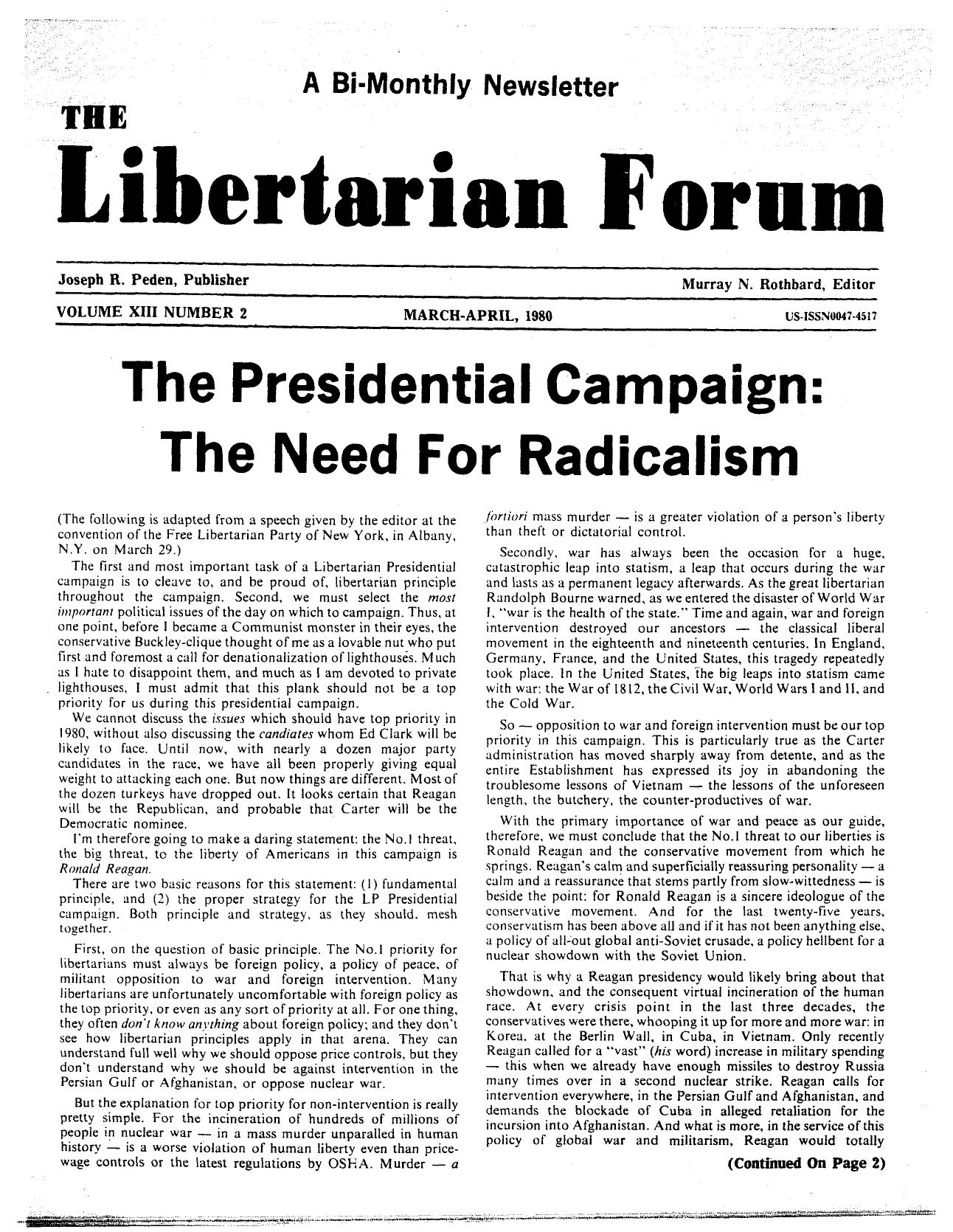 Libertarian Forum