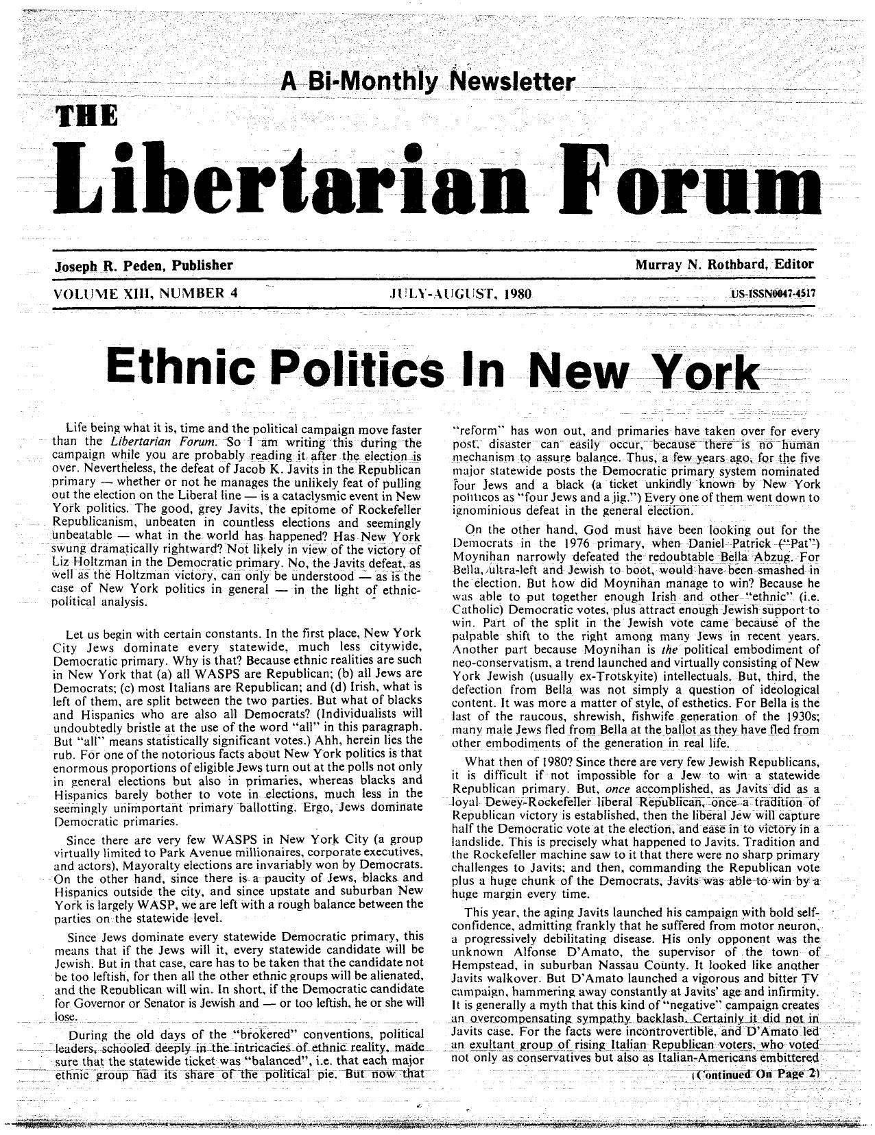 Libertarian Forum