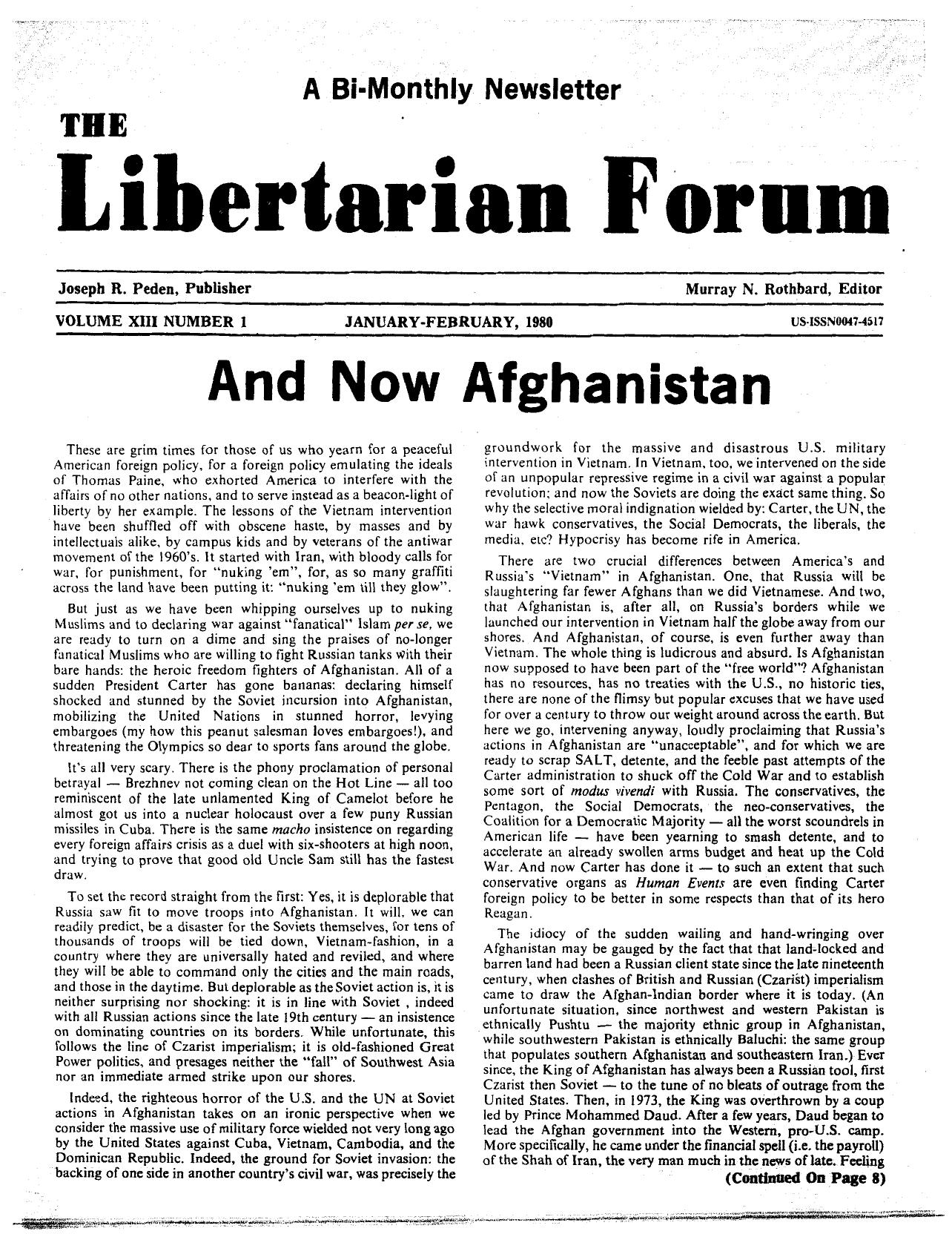Libertarian Forum