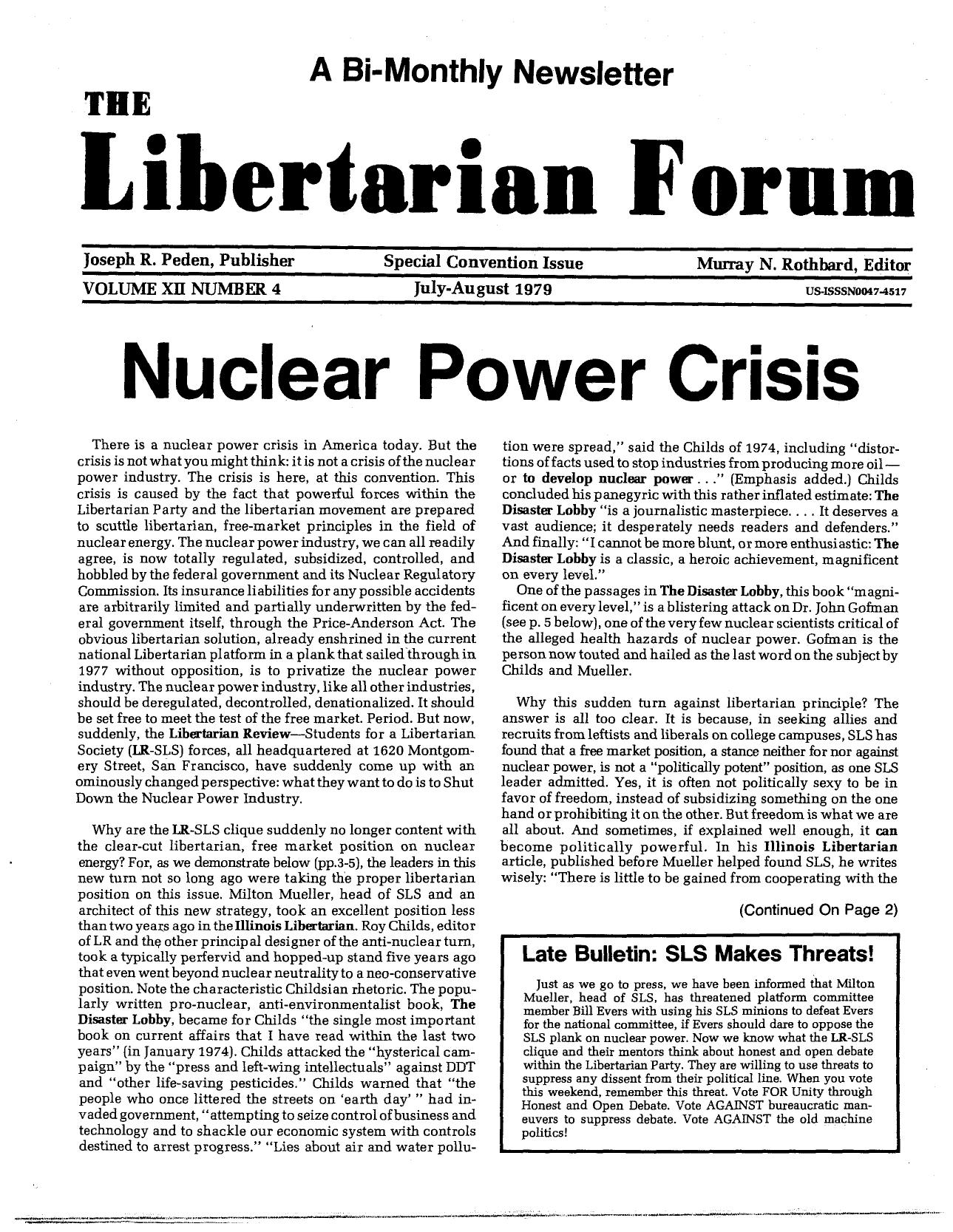 Libertarian Forum