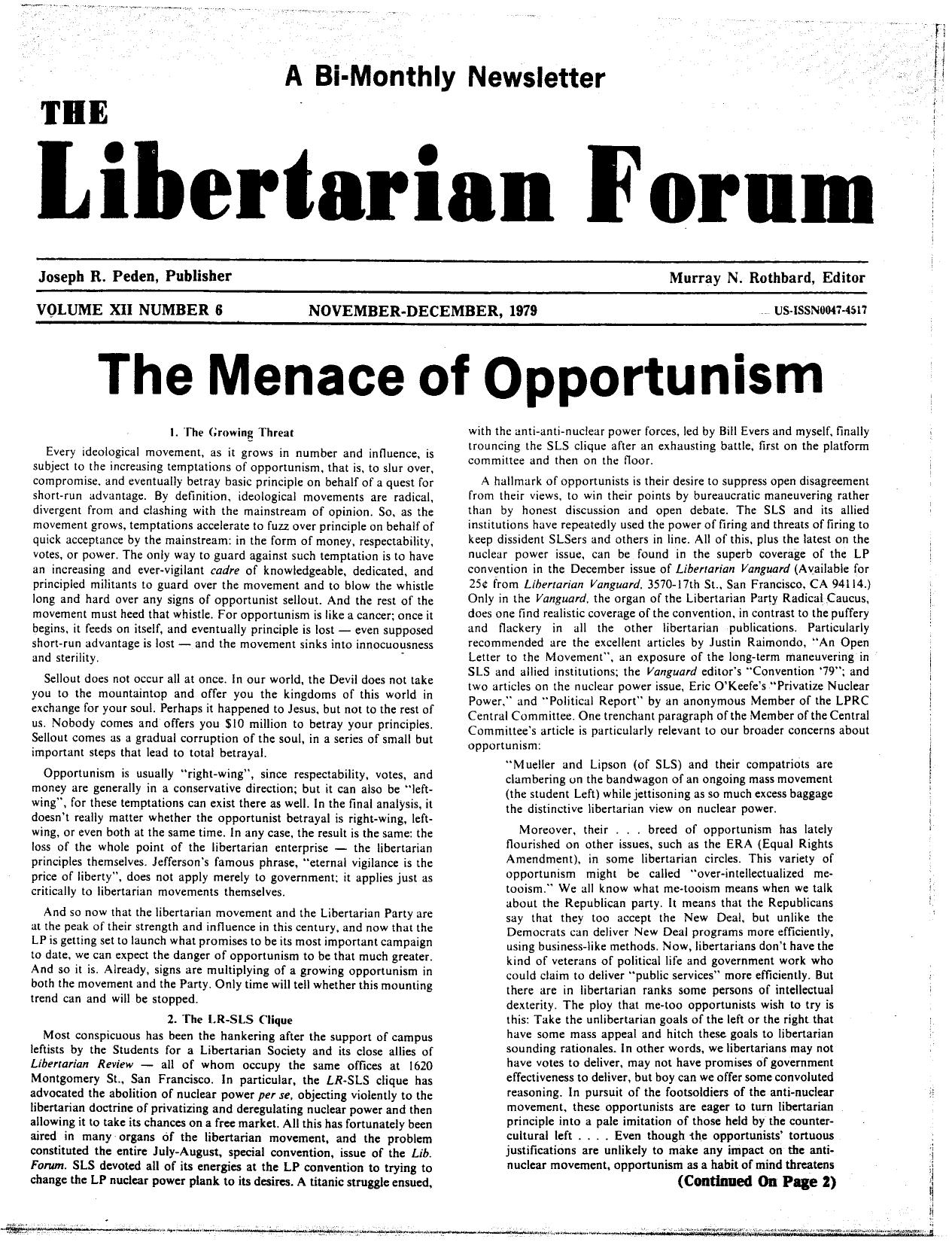 Libertarian Forum