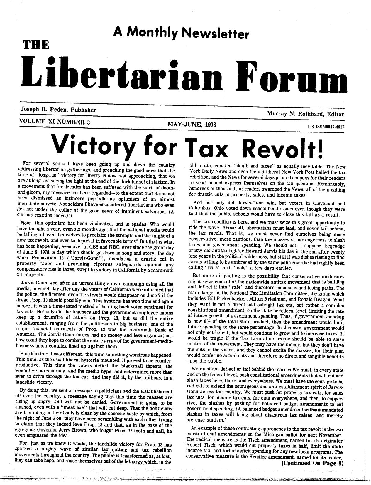 Libertarian Forum