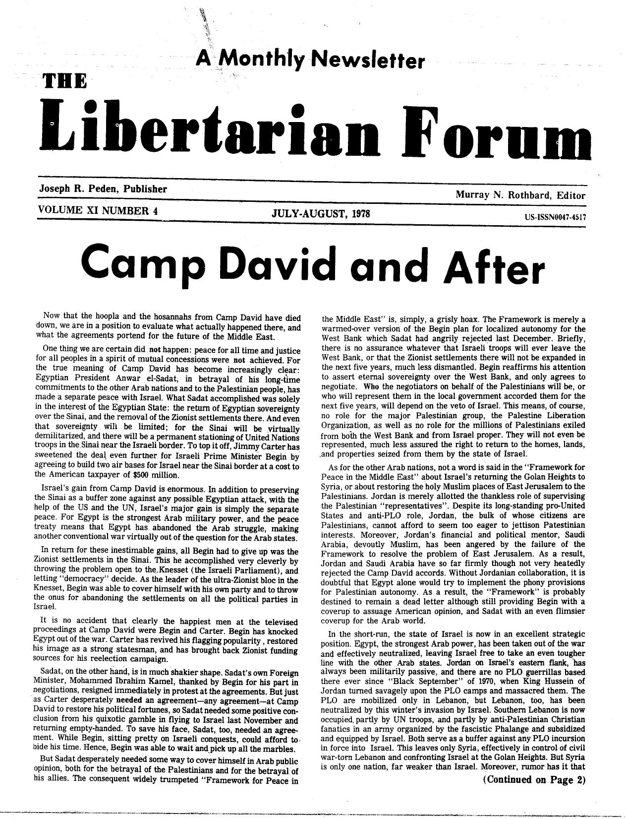 Libertarian Forum