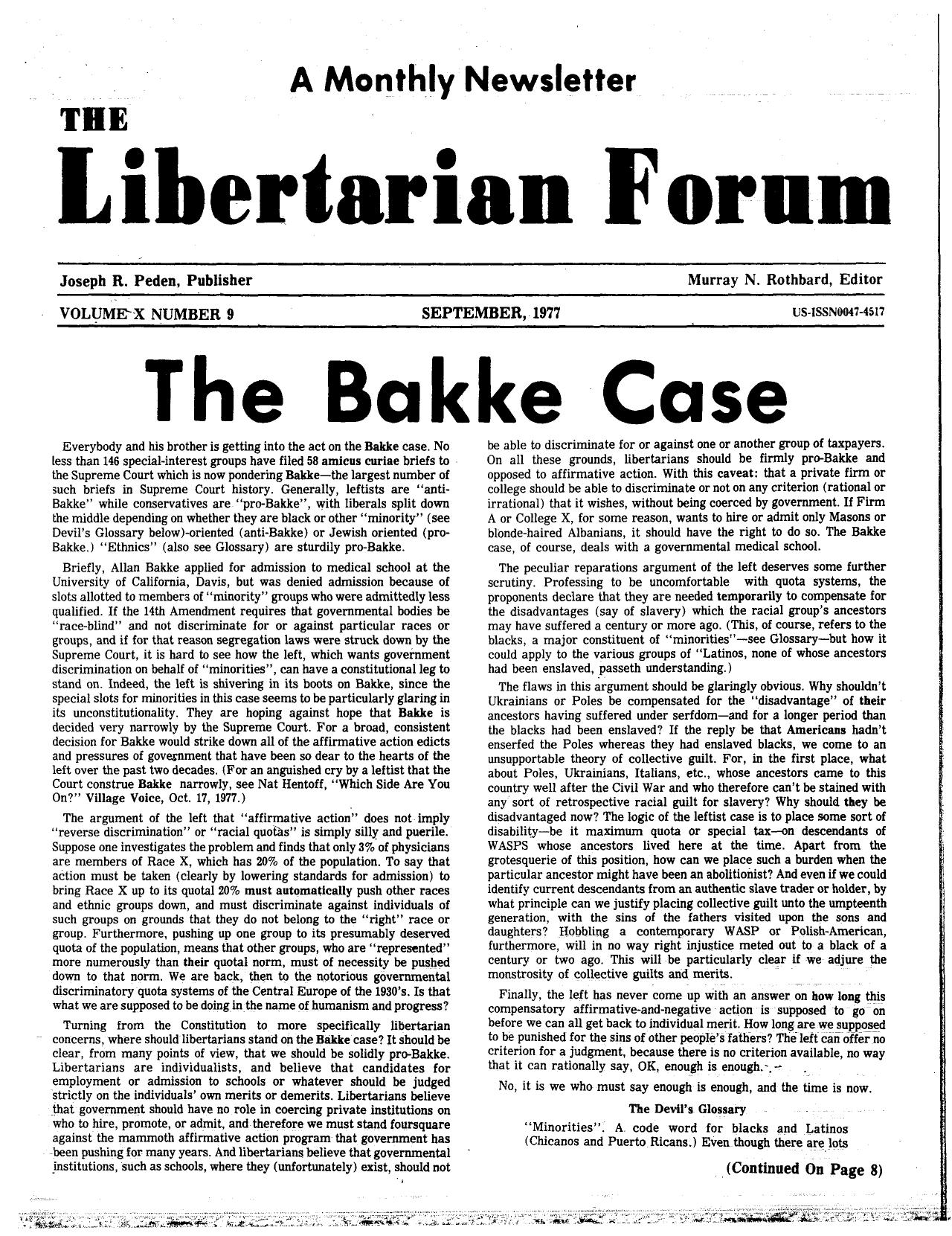 Libertarian Forum