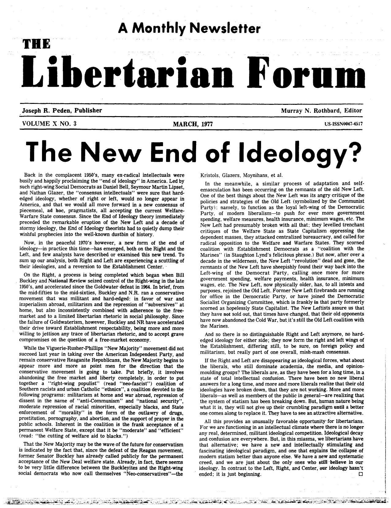 Libertarian Forum