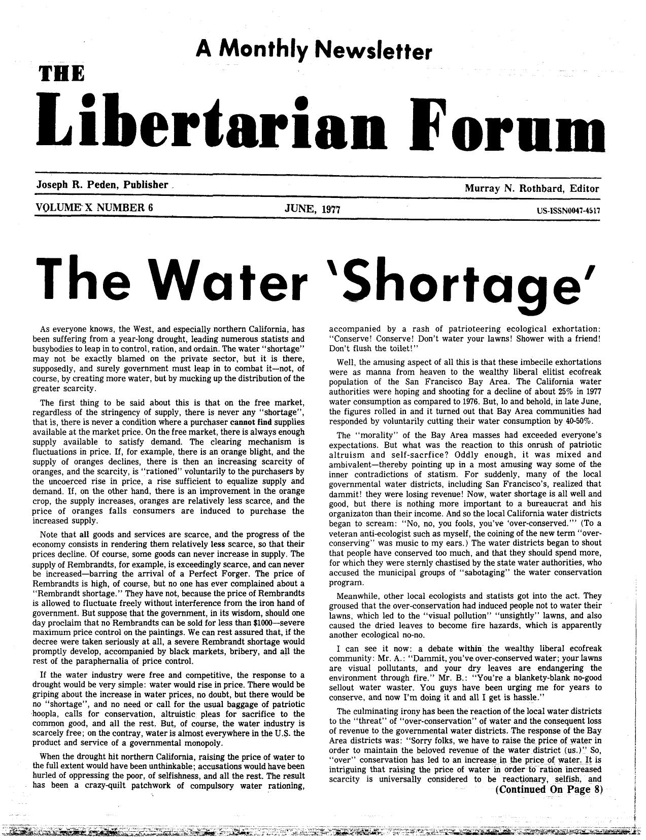 Libertarian Forum