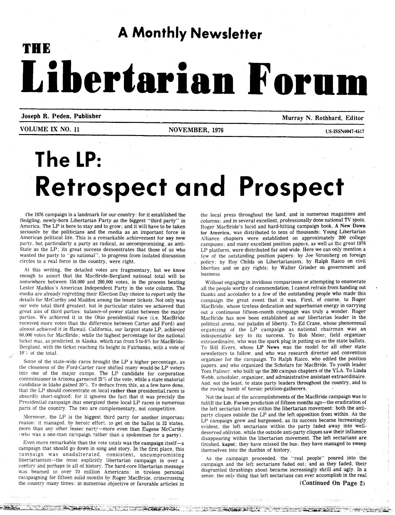 Libertarian Forum