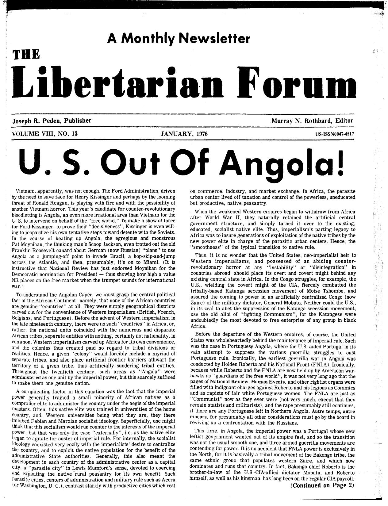Libertarian Forum