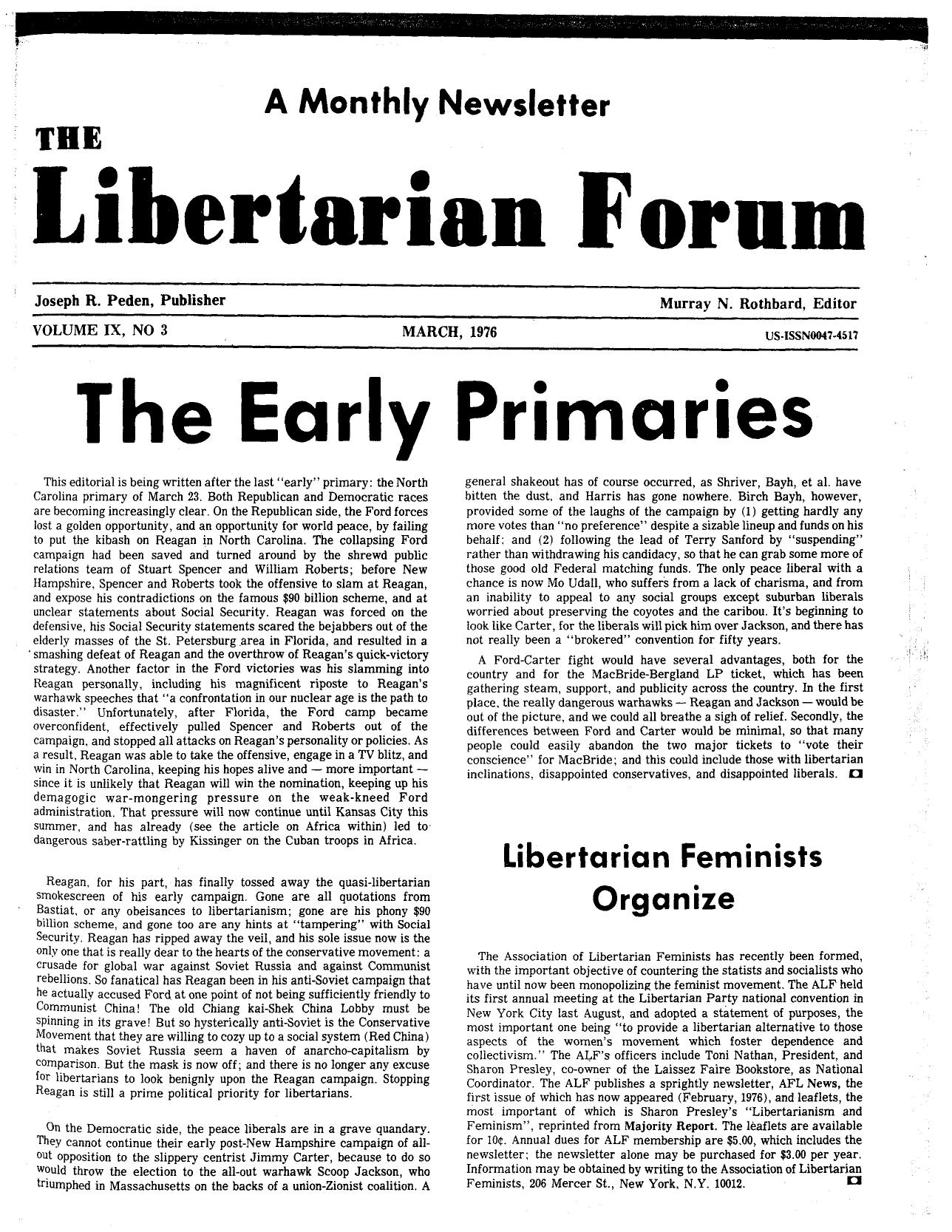 Libertarian Forum