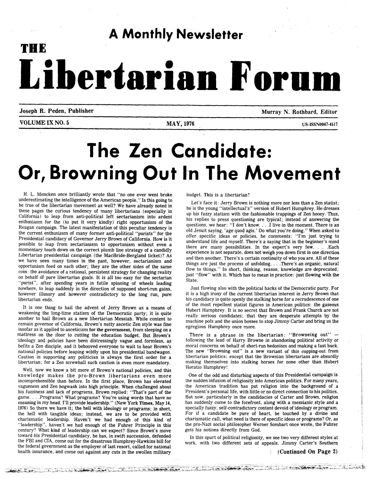 Libertarian Forum